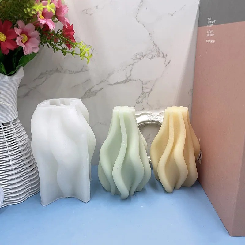 Creative Irregular Column Silicone Mold