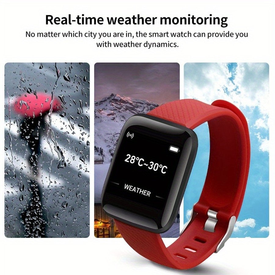 D13 Multifunction Smartwatch - Message Reminder, Music Control, Sport Tracking, and Alarm Clock