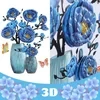3D Stereo Simulation Vase Wallpaper Refrigerator Sticker