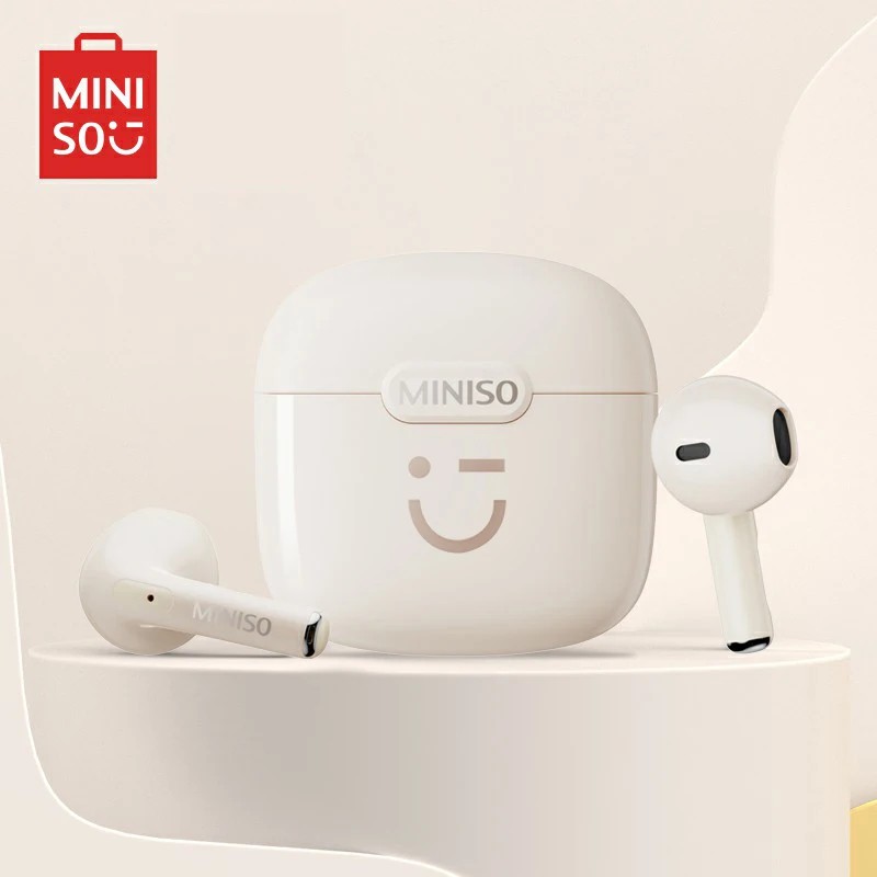 Original MINISO M06 Wireless Bluetooth V5.3 Headset Stereo Gaming Sports Earphones, Noise Reduction Headphones with Mic