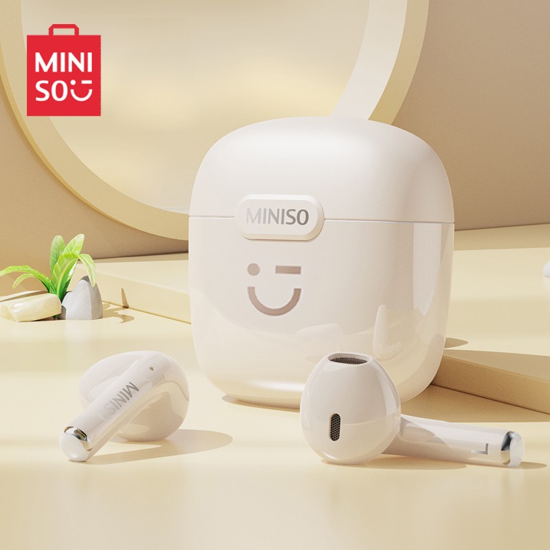 Original MINISO M06 Wireless Bluetooth V5.3 Headset Stereo Gaming Sports Earphones, Noise Reduction Headphones with Mic