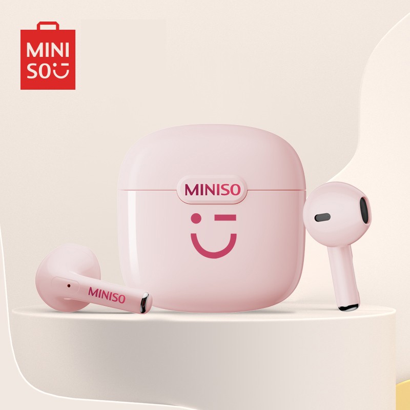 Original MINISO M06 Wireless Bluetooth V5.3 Headset Stereo Gaming Sports Earphones, Noise Reduction Headphones with Mic