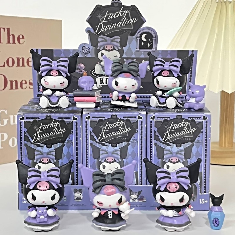 MINISO Mystery Box Kuromi Magic Series Doll Collection Kawaii Halloween Birthday Gift, Desk Decoration, Blind Anime Figure