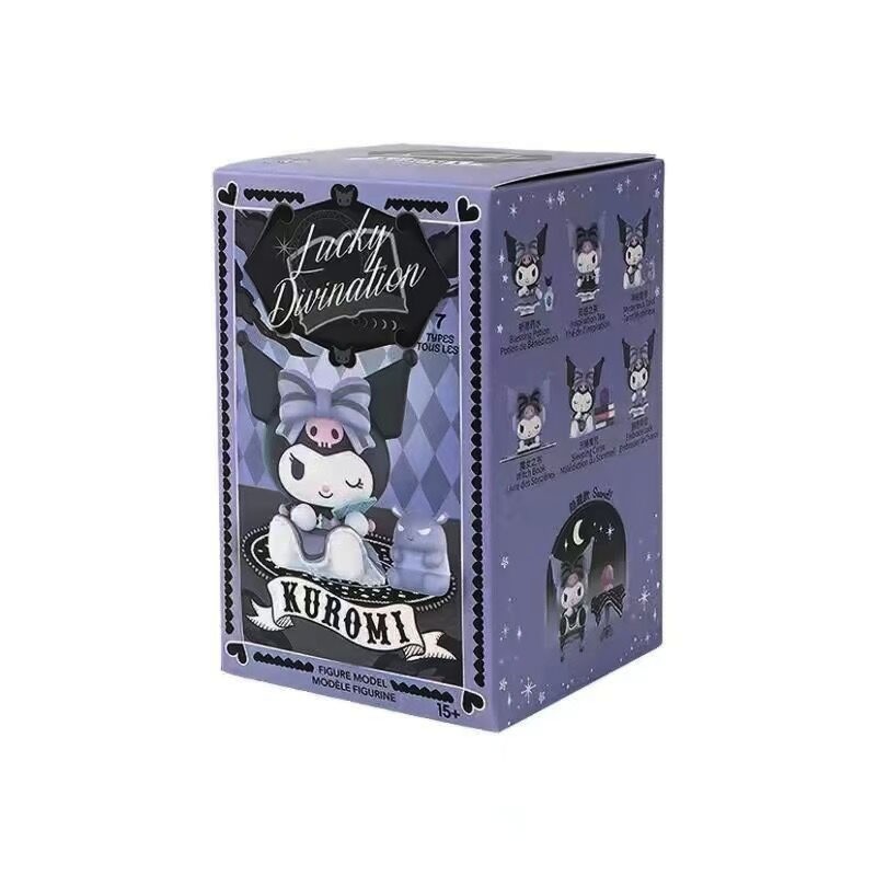 MINISO Mystery Box Kuromi Magic Series Doll Collection Kawaii Halloween Birthday Gift, Desk Decoration, Blind Anime Figure