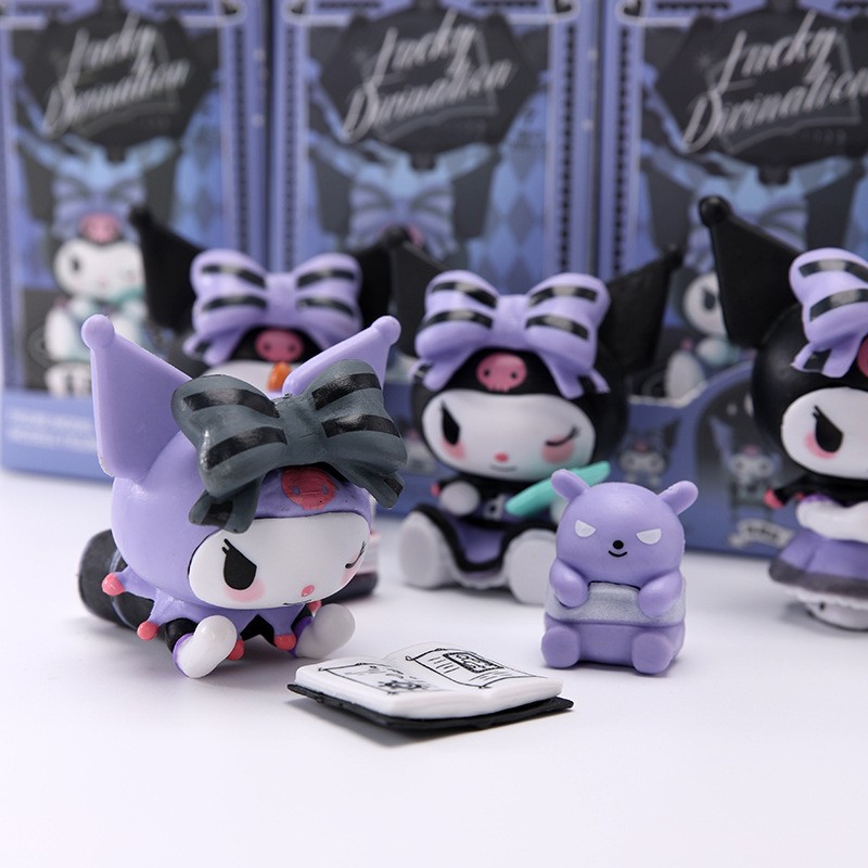 MINISO Mystery Box Kuromi Magic Series Doll Collection Kawaii Halloween Birthday Gift, Desk Decoration, Blind Anime Figure