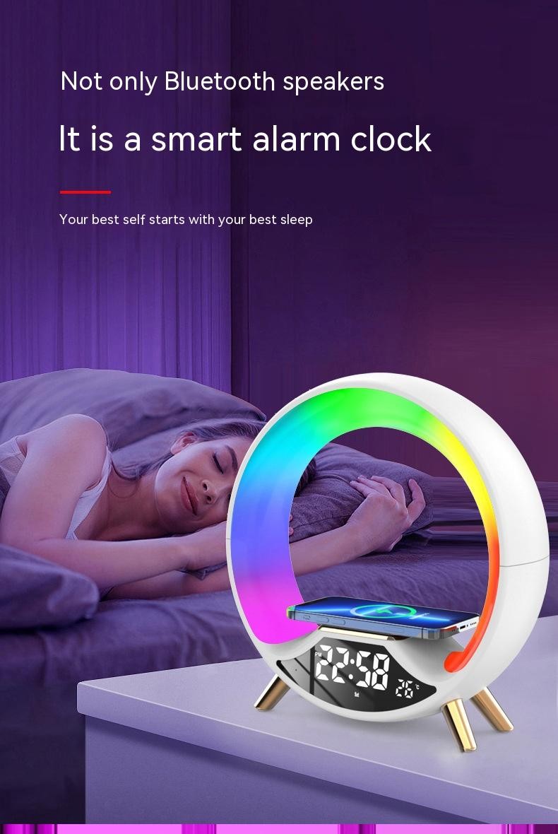 O Wireless Charging Multifunctional Bluetooth Speaker Night light