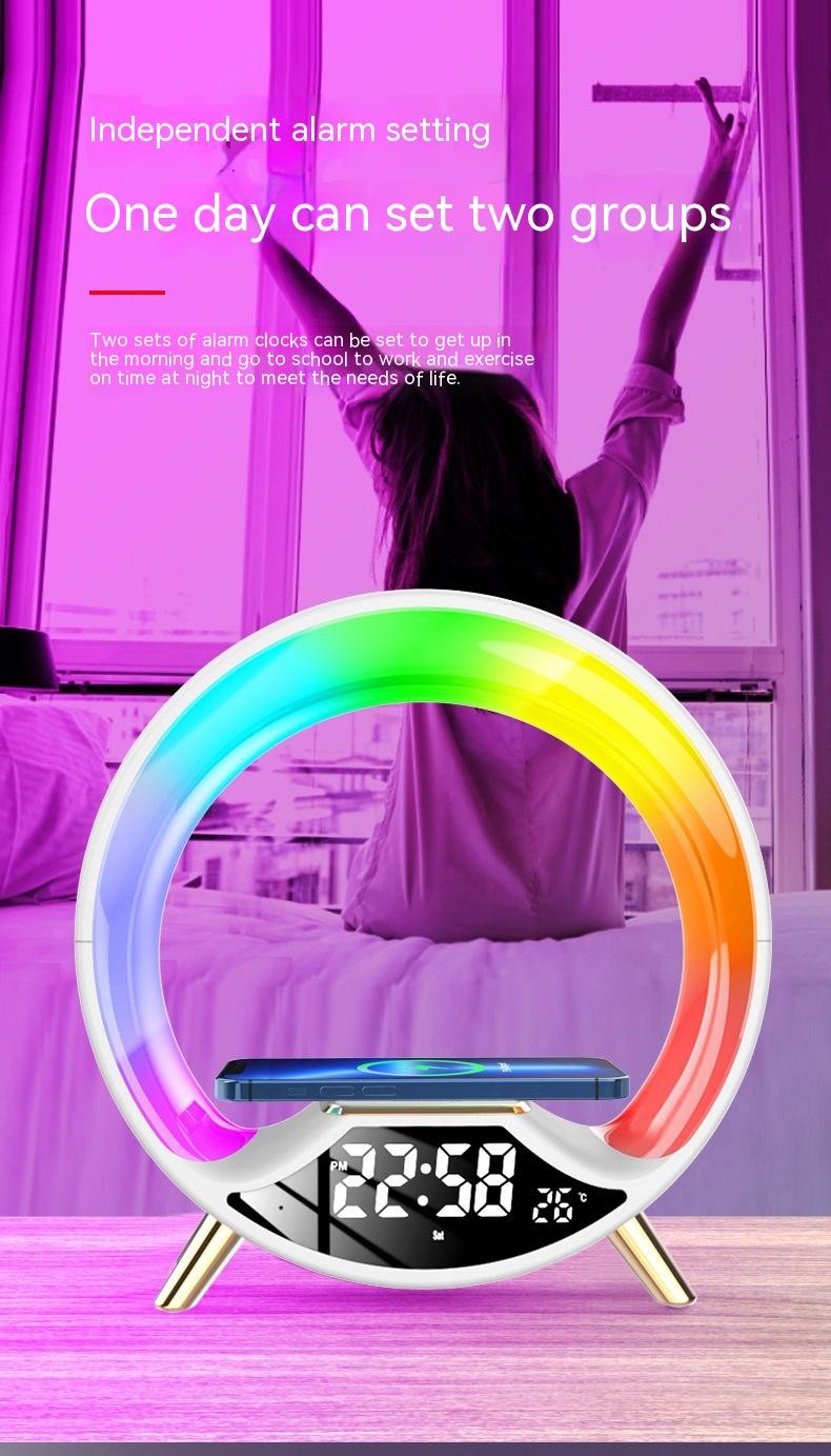 O Wireless Charging Multifunctional Bluetooth Speaker Night light