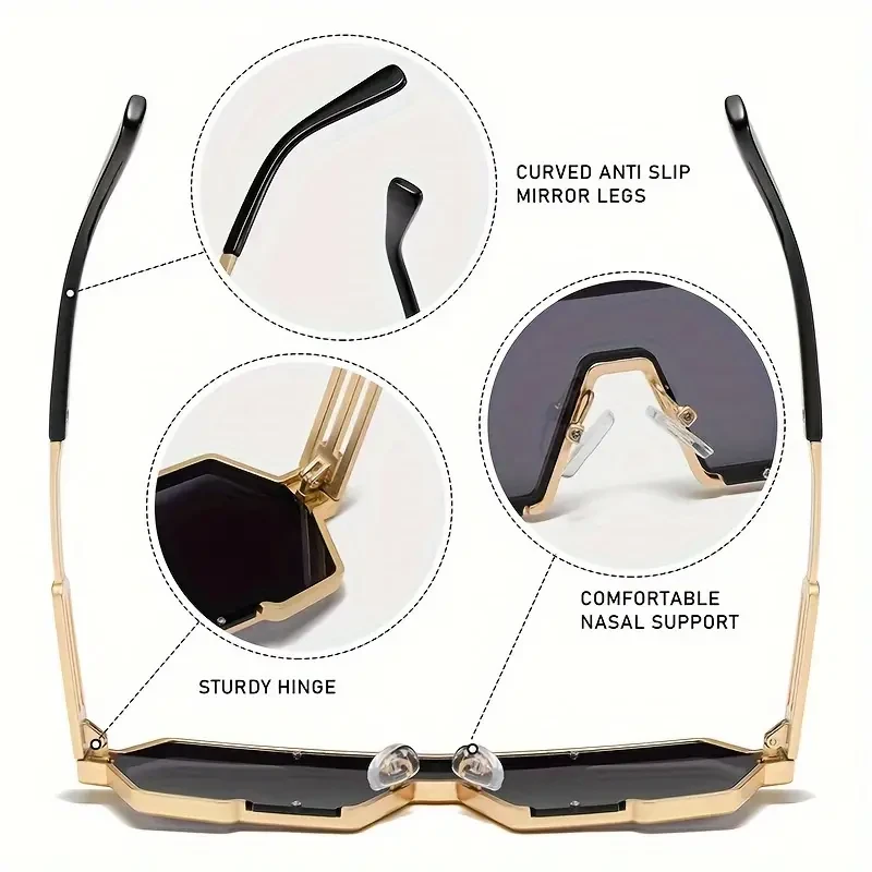 Cool Retro Punk One-piece glasses