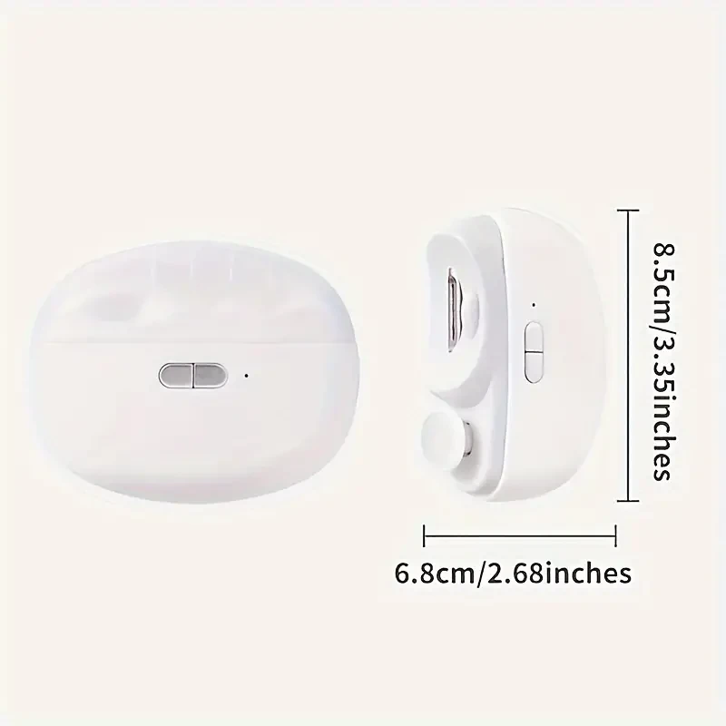Smart Electric Nail Clipper - Anti-Pinch, Nail Polishing, Illumination, & Grinding Functions