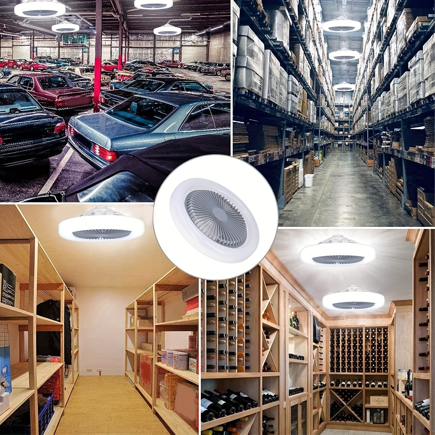 Socket Light and Remote Control Adjustable Wind Speed Mode Bulb, Screw-In Socket Light, Easy to Install Adjustable Wind Speed Mini Pendant Light, Suitable for Bedrooms, Kitchens, Living Rooms - E27 Base