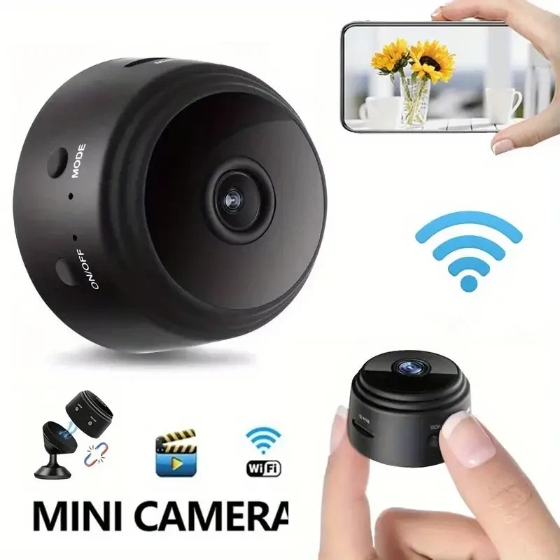 Wireless Smart Security Camera - 2.4GHz WiFi, Indoor/Outdoor, Remote App Access