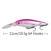 10 * Fishing Lures Hard Baits 3D Eyes 11cm 10.5g