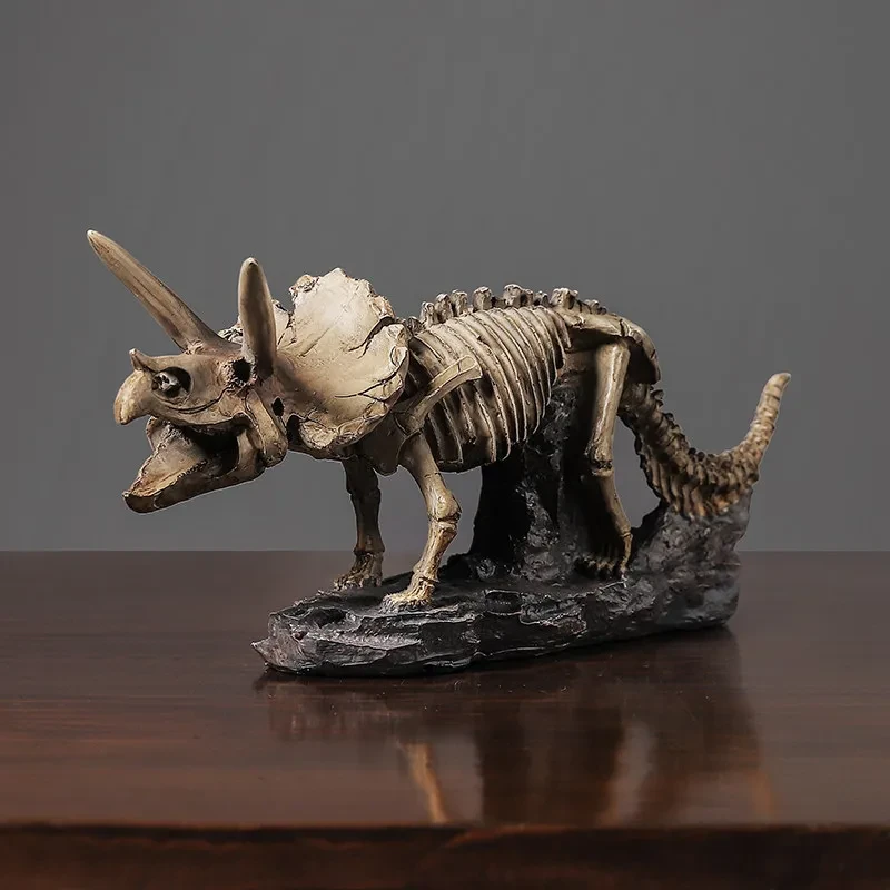 Simulation Triceratops Creative Animal Resin Crafts
