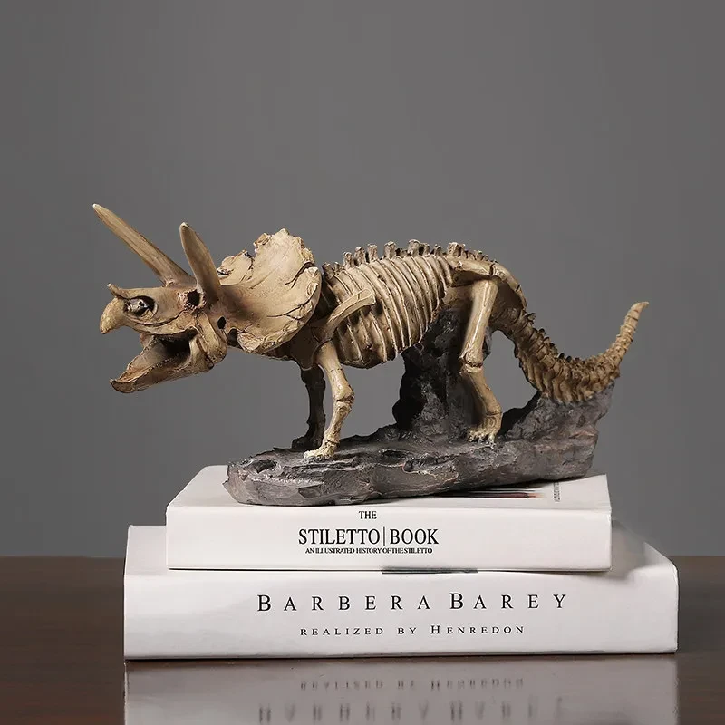 Simulation Triceratops Creative Animal Resin Crafts