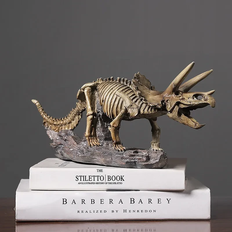 Simulation Triceratops Creative Animal Resin Crafts