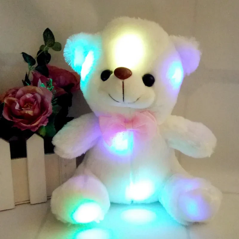 Plush Toy Bear Colorful Glowing Teddy Bear