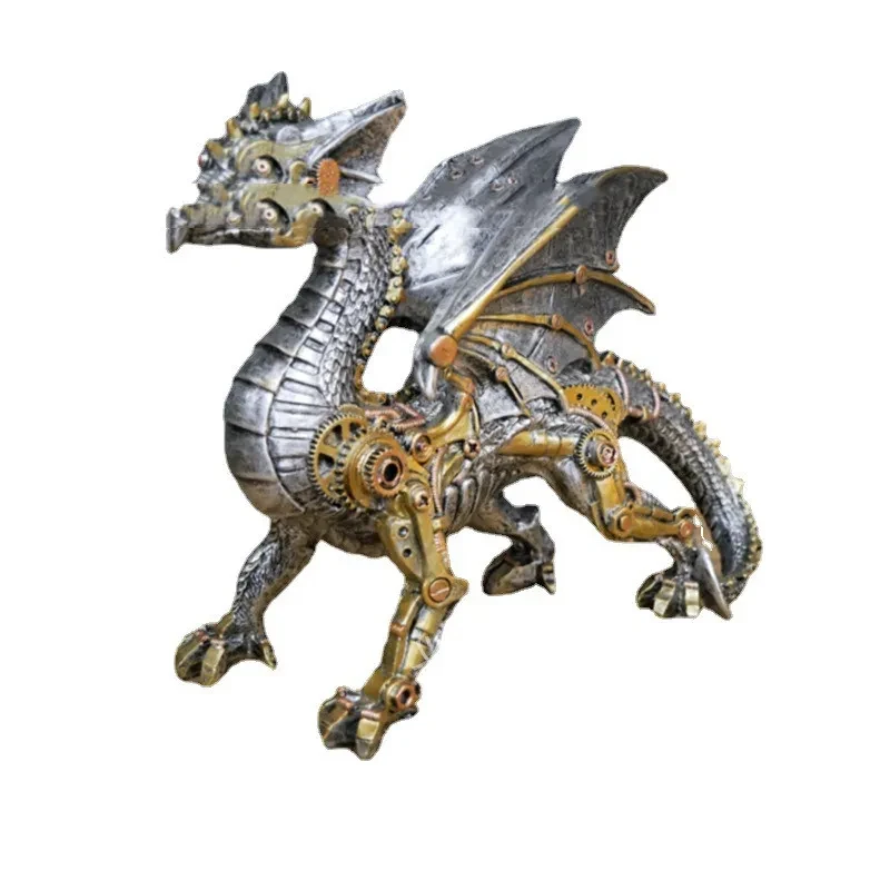Steampunk Dragon Resin Craft Decorative Ornament