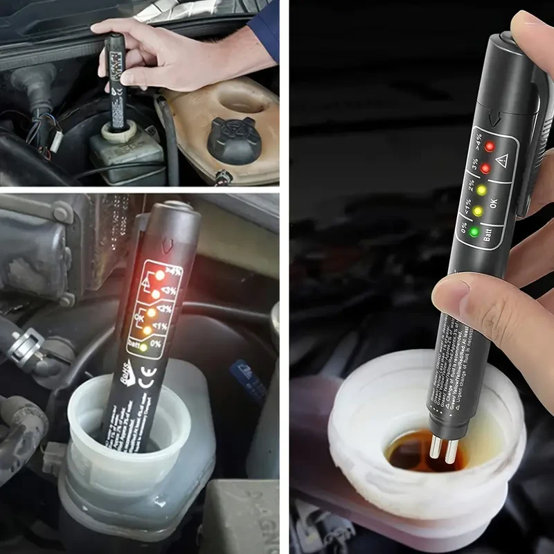 1pc Car Brake Fluid Tester Pen, Auto Brake Diagnostic Testing Tool
