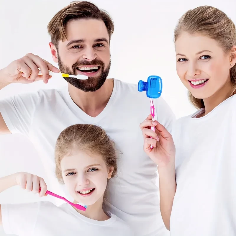 Toothbrush Storage Clip Travel Essential Protective Cap