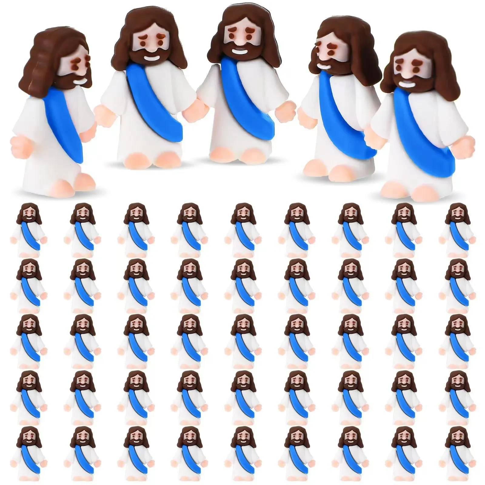 Mini Jesus Figurine Easter Decorations