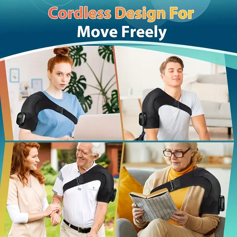 One Shoulder Heating Pad Massager
