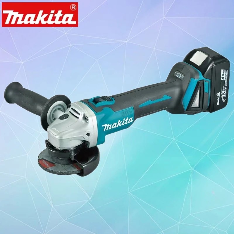 Makita 18V 125mm DGA404 Brushless Angle Grinder - Rechargeable Cutting and Polishing Machine