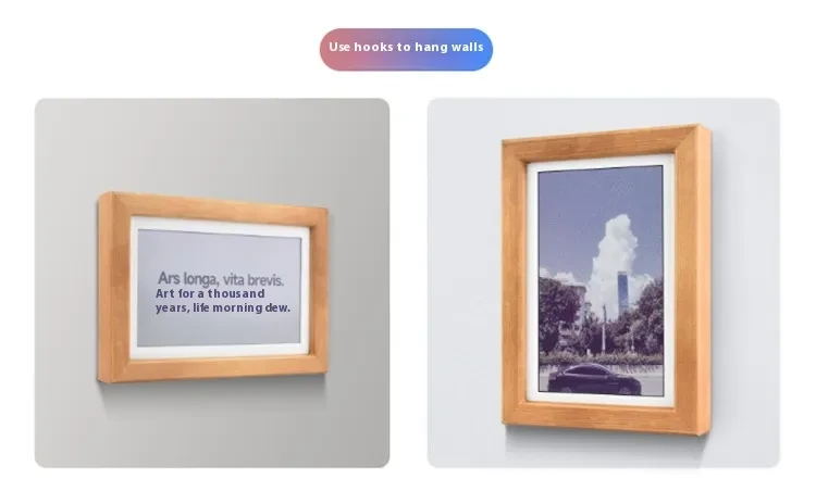 73-inch 7 Color Band Solid Wood Photo Frame