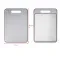Double-side Cutting Board With Defrosting Function Chopping Board Kitchen Grinding Cutting Board With Knife Sharpener