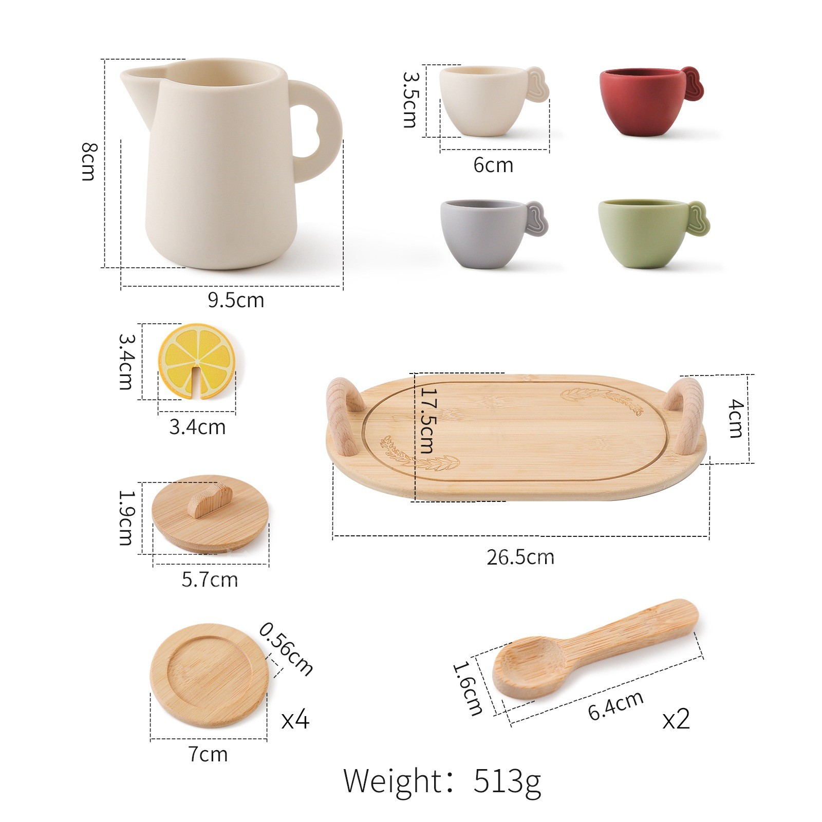 Children's Play House Baby Role Play Biteable Boiled Silicone Toy