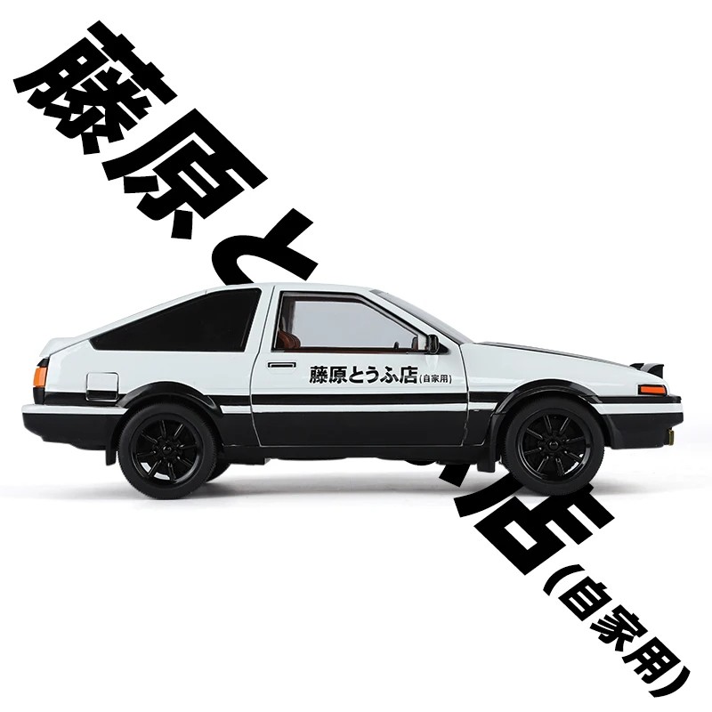 JDM 1:18 Toyota AE86 TRUENO Drift Racing Alloy Metal Diecast Model Car