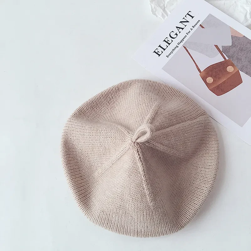 Cashmere woolen pumpkin hat