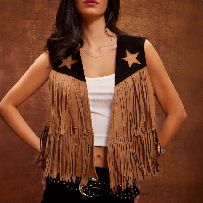 Colorful Fringe Jacket