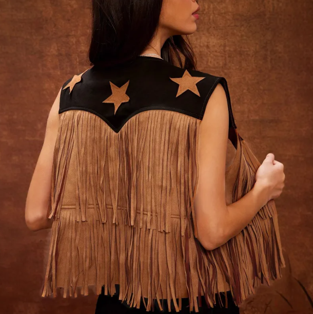 Colorful Fringe Jacket