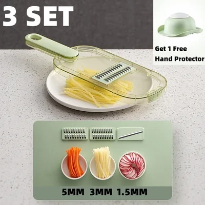 Kitchen Mult-Functional Vegetable & Meat Slice Cuts Set