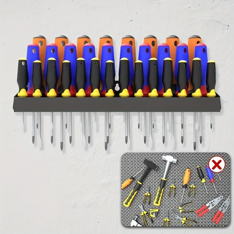 Screwdriver Storage Rack Wall