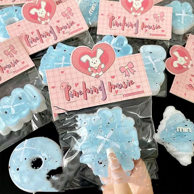 Good-looking Sea Salt Series Soft And Adorable Cat's Paw Squeezing Toy