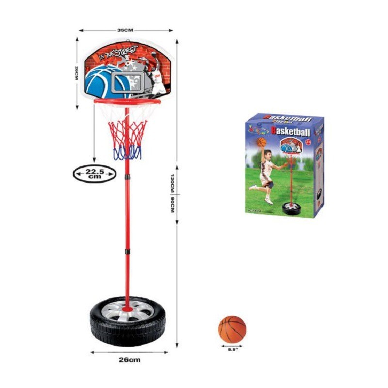 Adjustable Automatic Scoring Basketball Stand