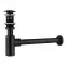 Concealed Basin Faucet Black Frosted Recessed Faucet