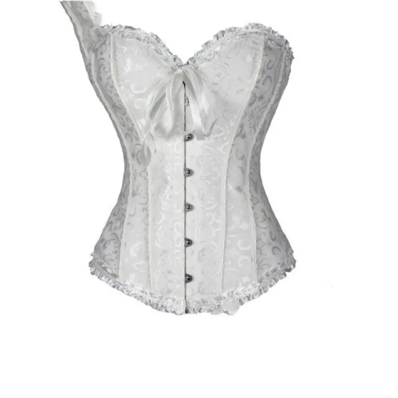 Plain White Corset