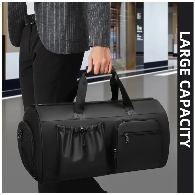 Suit Bag With Shoe Compartment