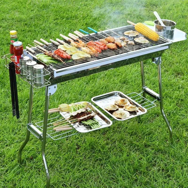 Charcoal BBQ Table