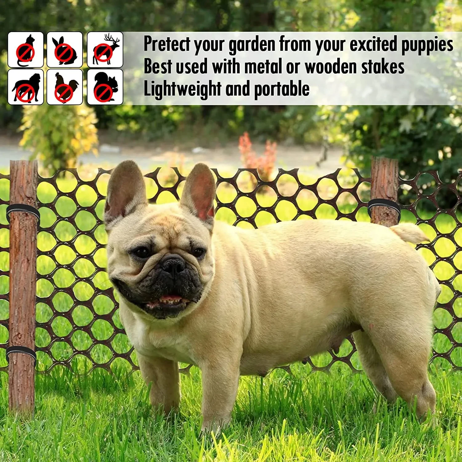 Plastic Chicken Burger Gardening Hexagonal Poultry Fence