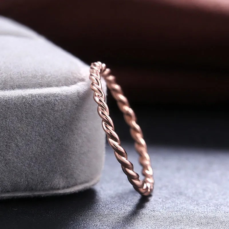 Tensor Ring Copper Energy Twist Ring