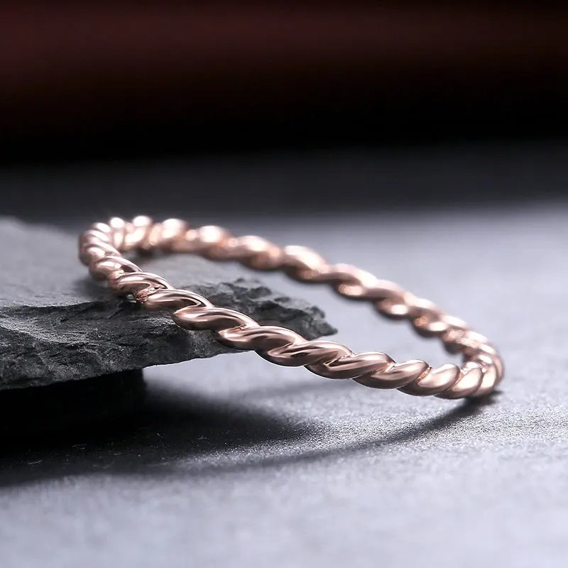 Tensor Ring Copper Energy Twist Ring