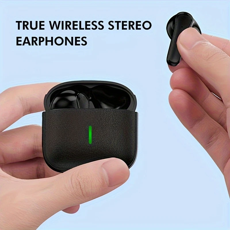 Wireless Earbuds  Ultra-Long Battery Life, Noise-Canceling, Touch Control, and Comfortable Semi-Open Back Design for Sports and Gaming