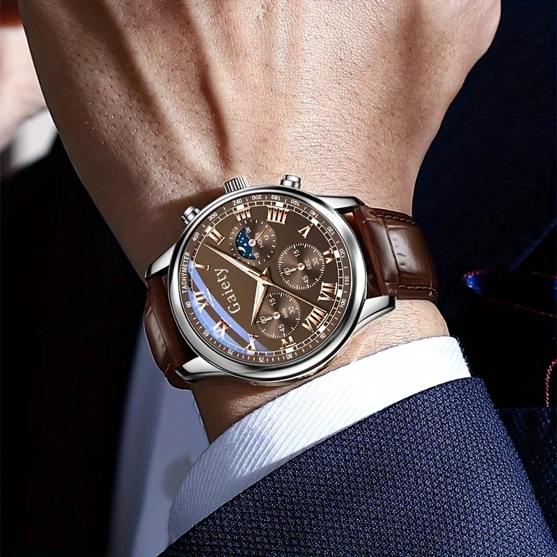 Geneva Watch for Men Classic Design Meets Modern Functionality