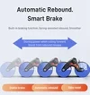 Automatic rebound abdominal wheel