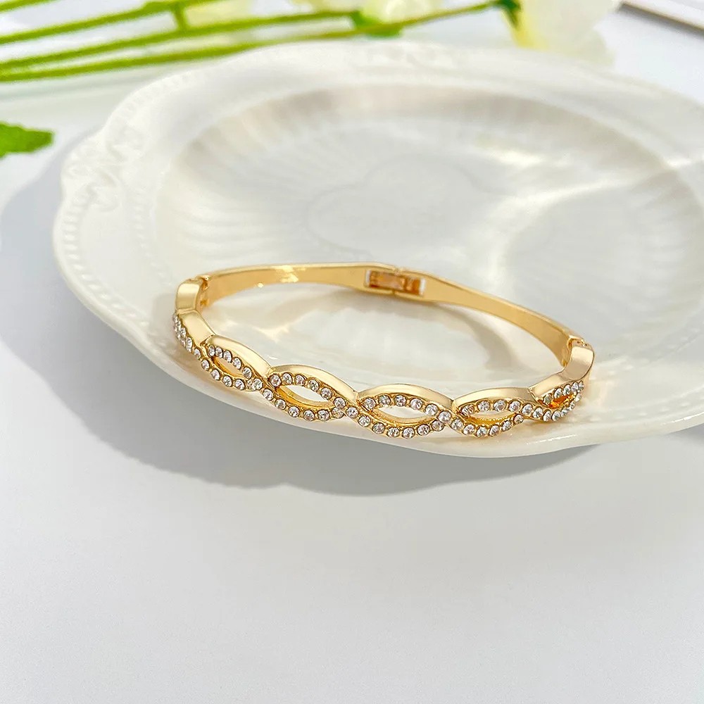 Silver Color Hollow Round Geometric Bracelets and Bangles