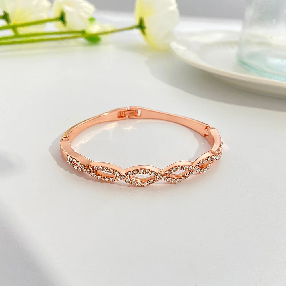 Silver Color Hollow Round Geometric Bracelets and Bangles