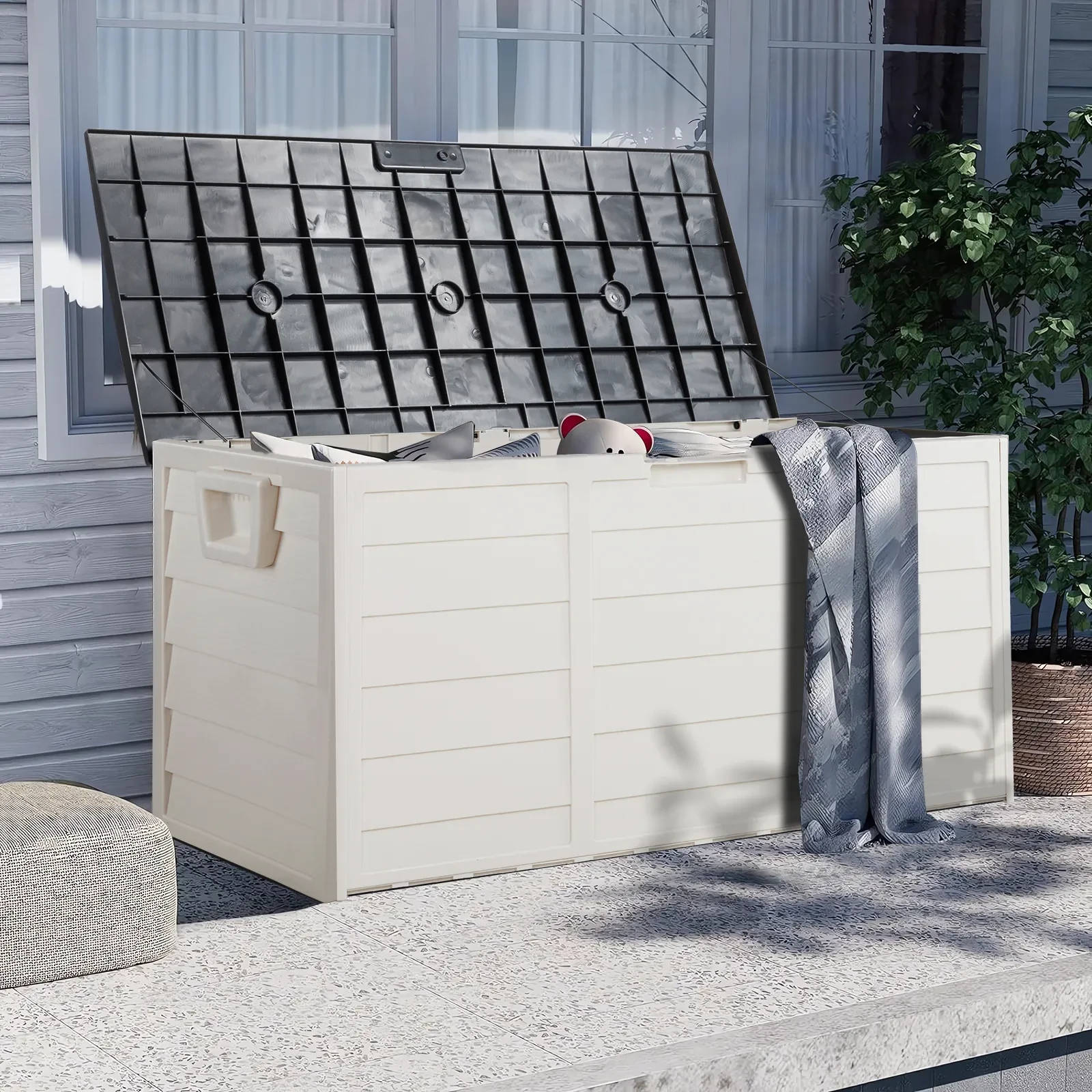 Box on Wheels with Handle
